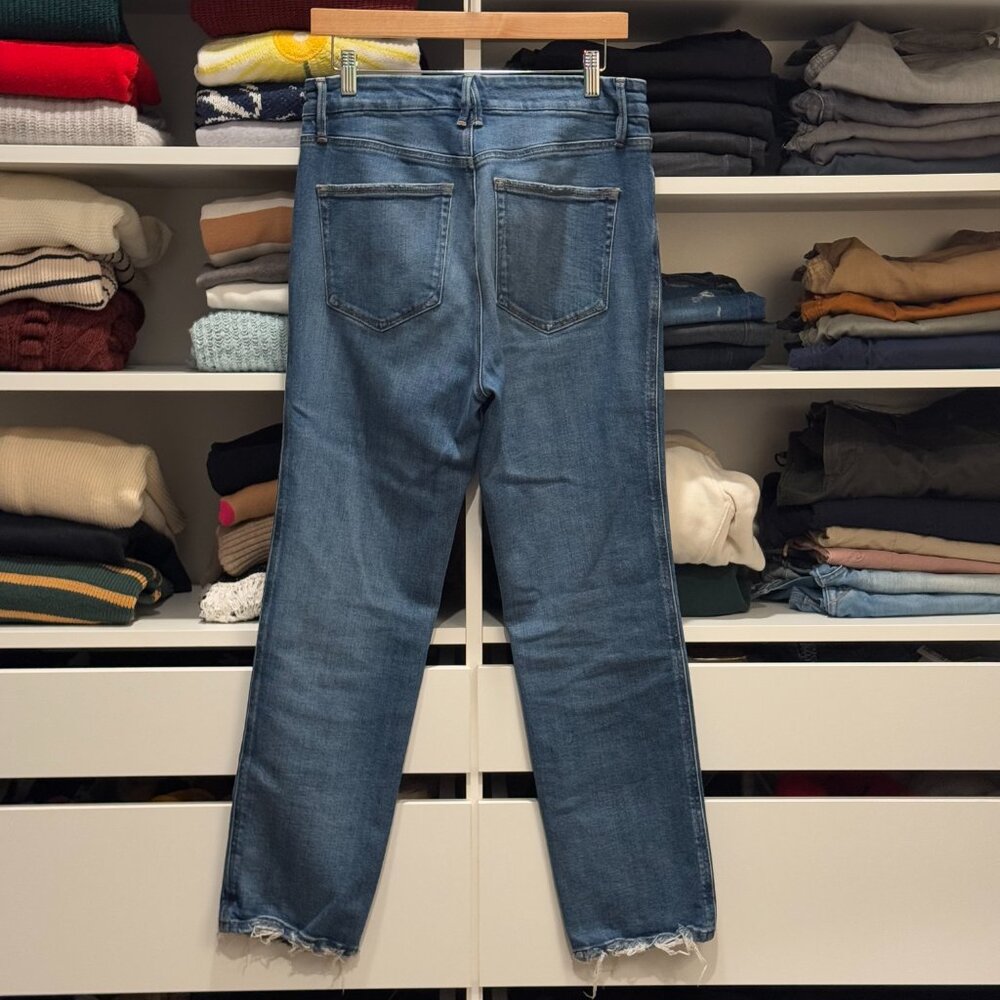 Good American Women's Good Curve Straight-Leg Jeans - Picture 2 of 10